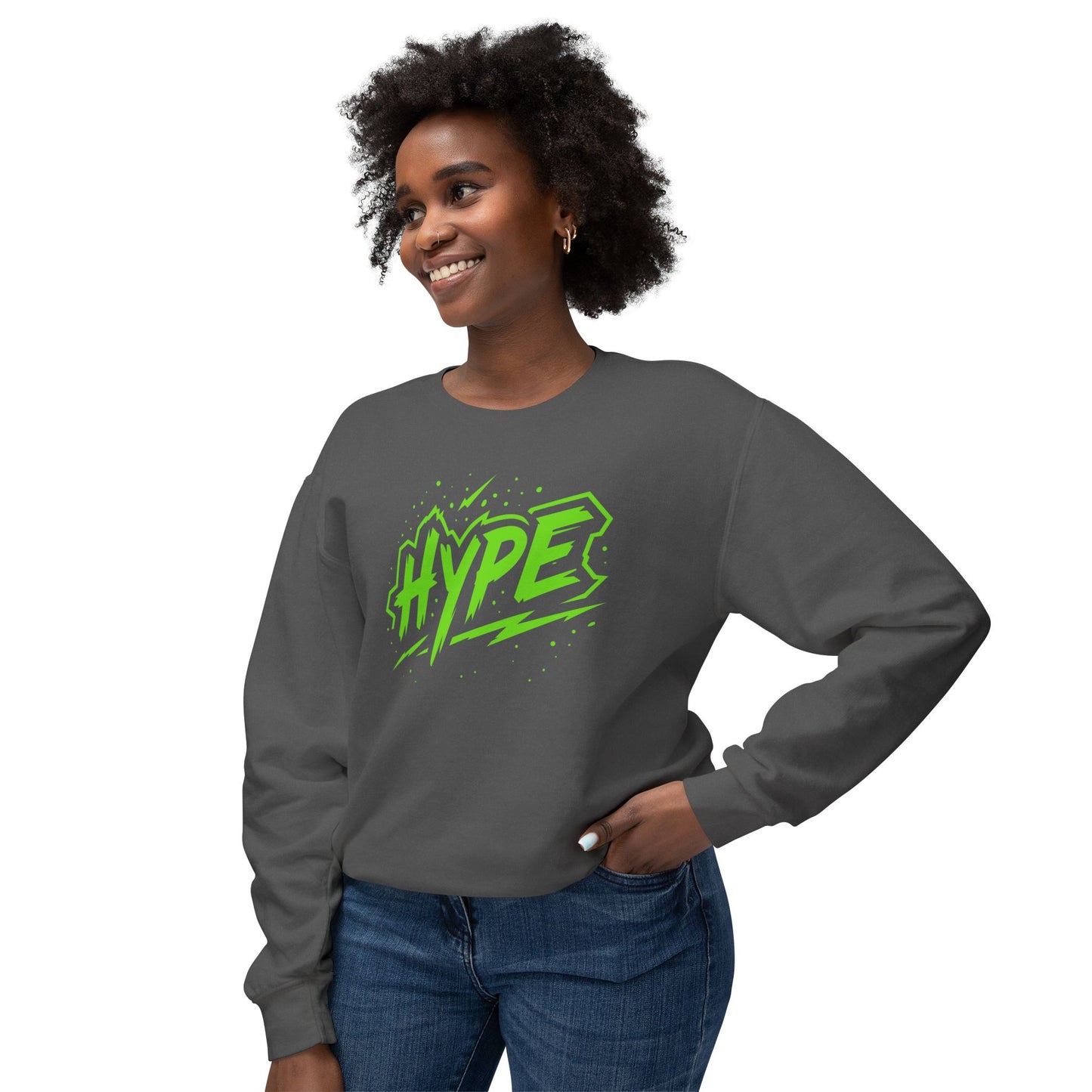 Hype Crewneck Sweatshirt - Comfort Colors