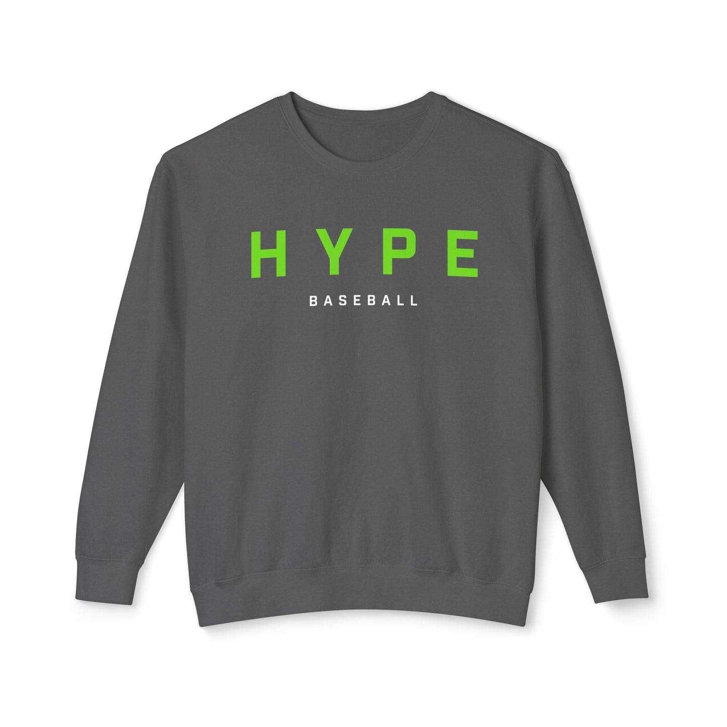 Hype Baseball Crewneck Sweatshirt - Comfort Colors