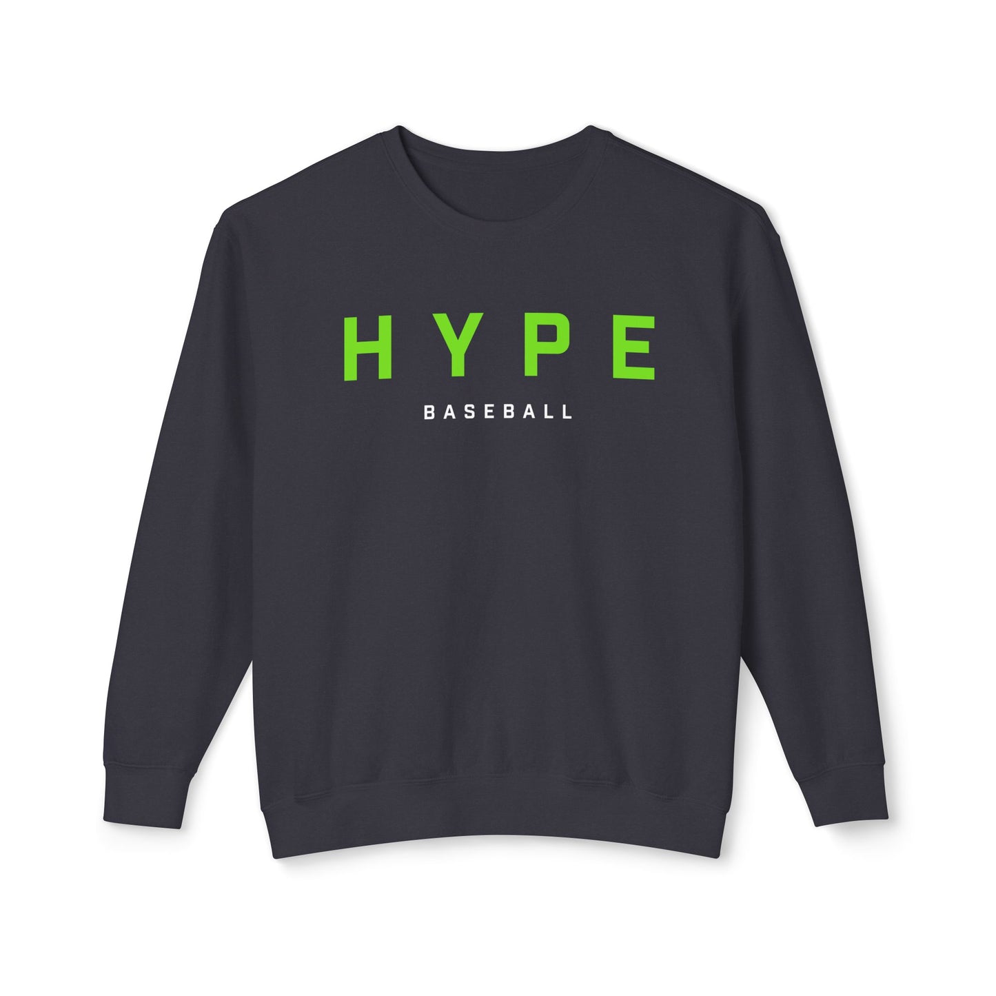 Hype Baseball Crewneck Sweatshirt - Comfort Colors