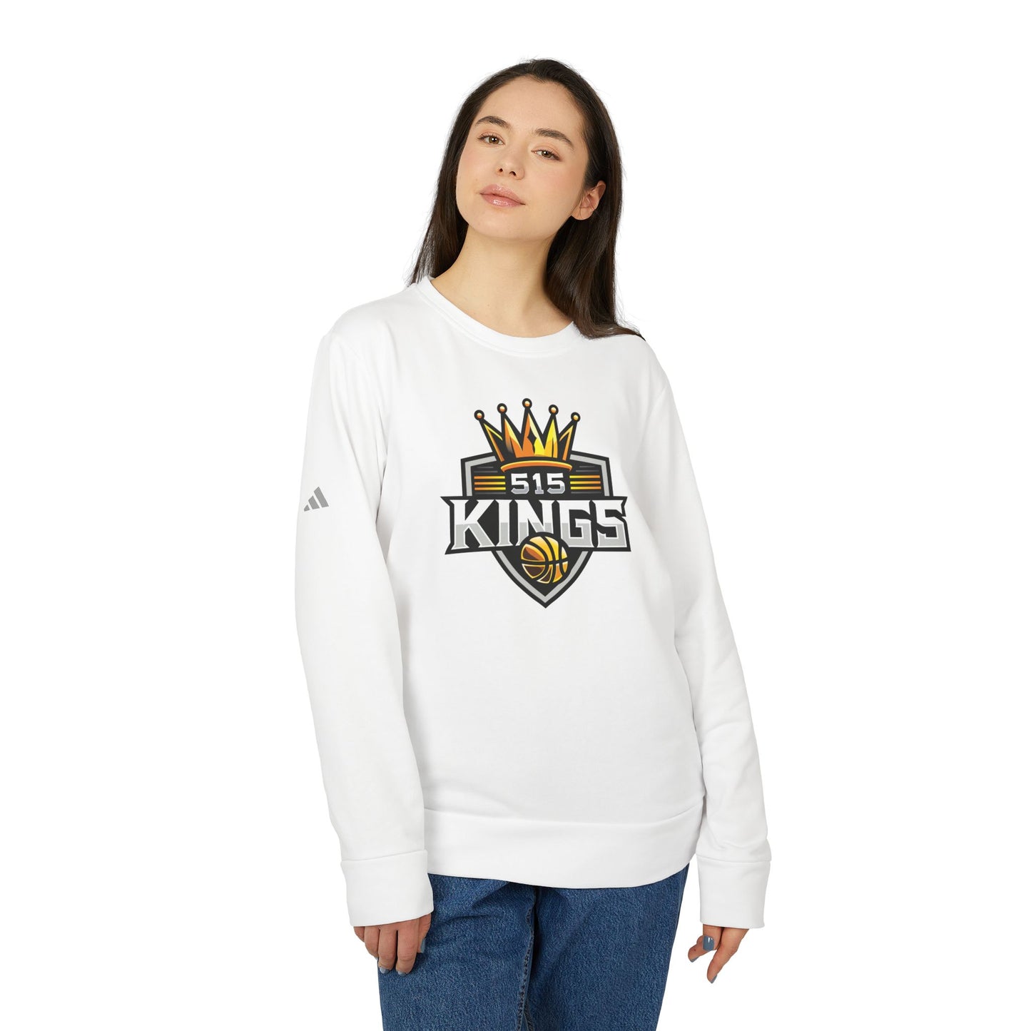 adidas Unisex Fleece Crewneck Sweatshirt
