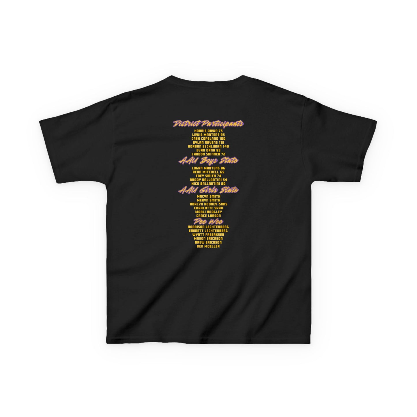 AAU State Wrestling Youth Tee
