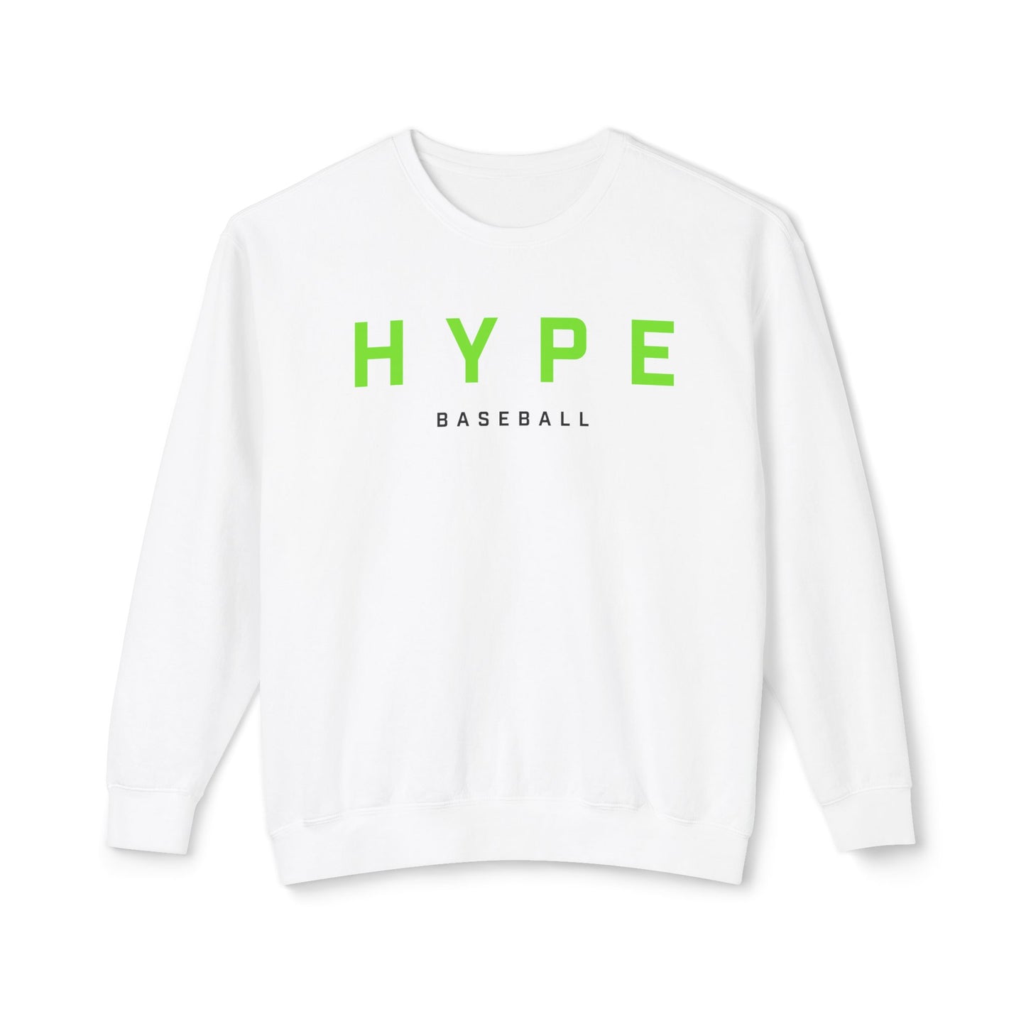 Hype Baseball Crewneck Sweatshirt - Comfort Colors