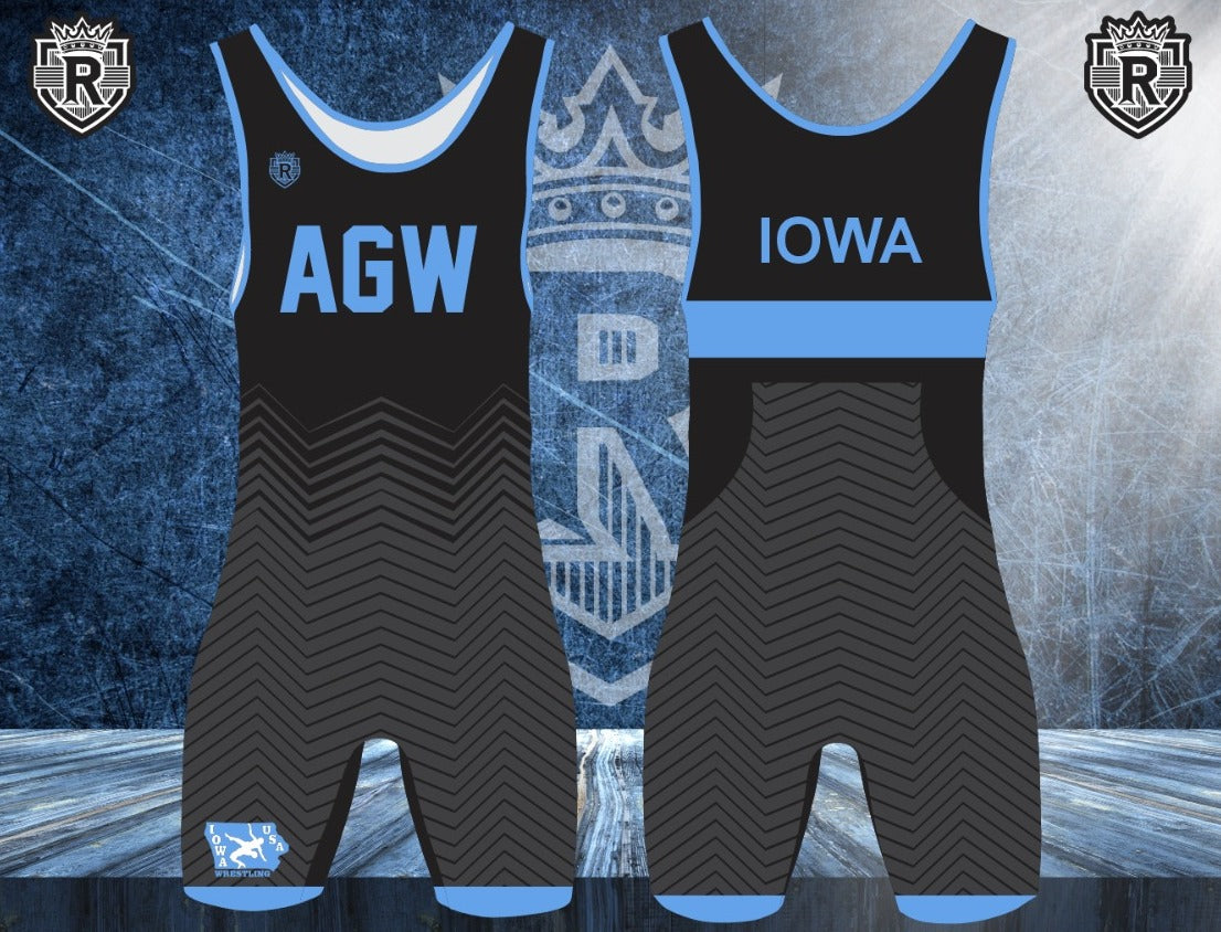 AGW Freestyle Singlet (Black)