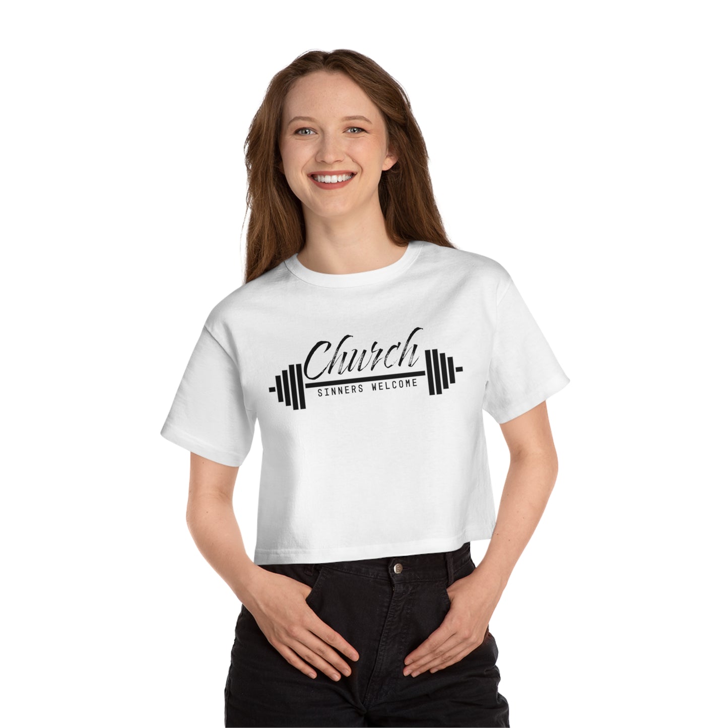 Church Women's Champion Cropped Tee