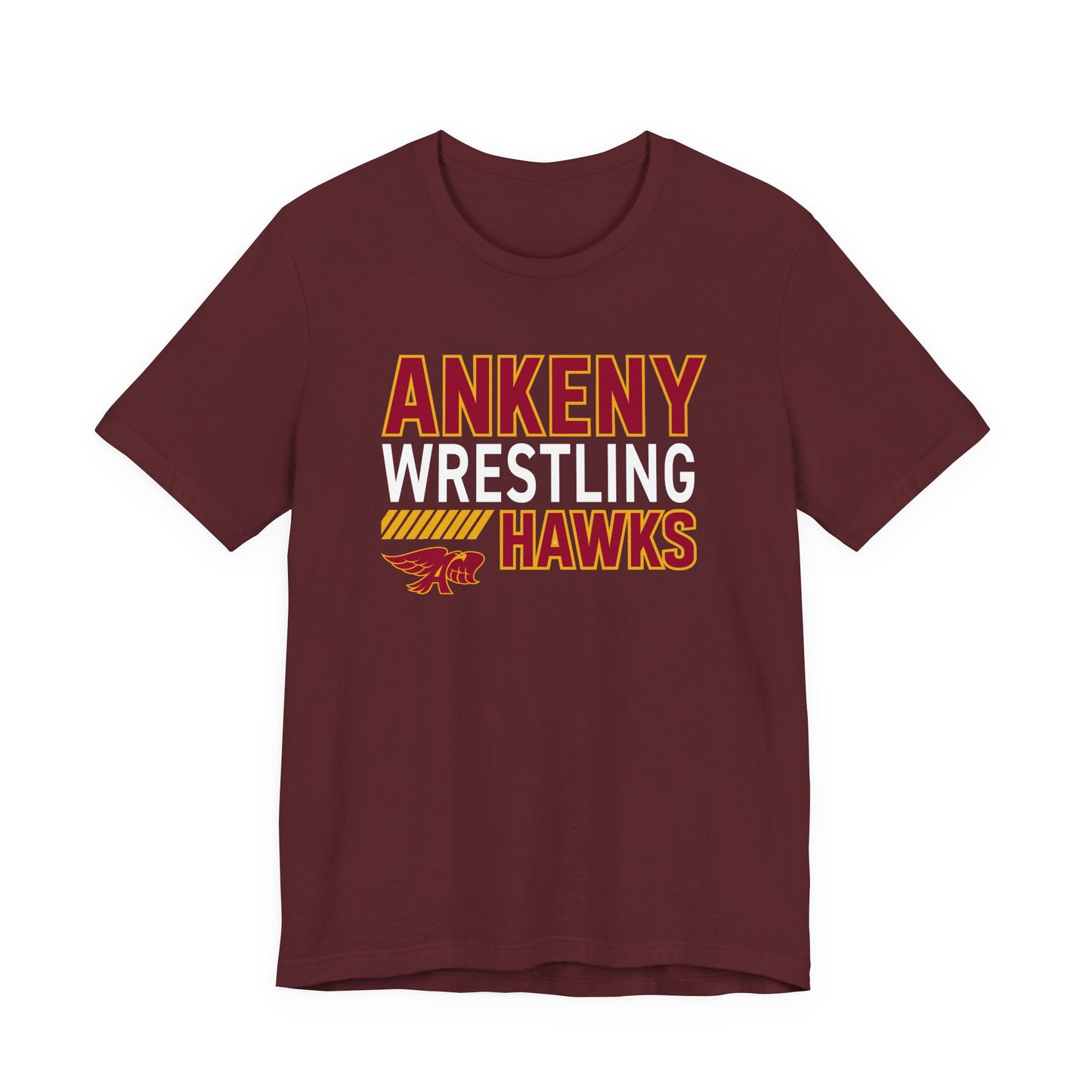 Ankeny Wrestling Hawks Unisex Tee