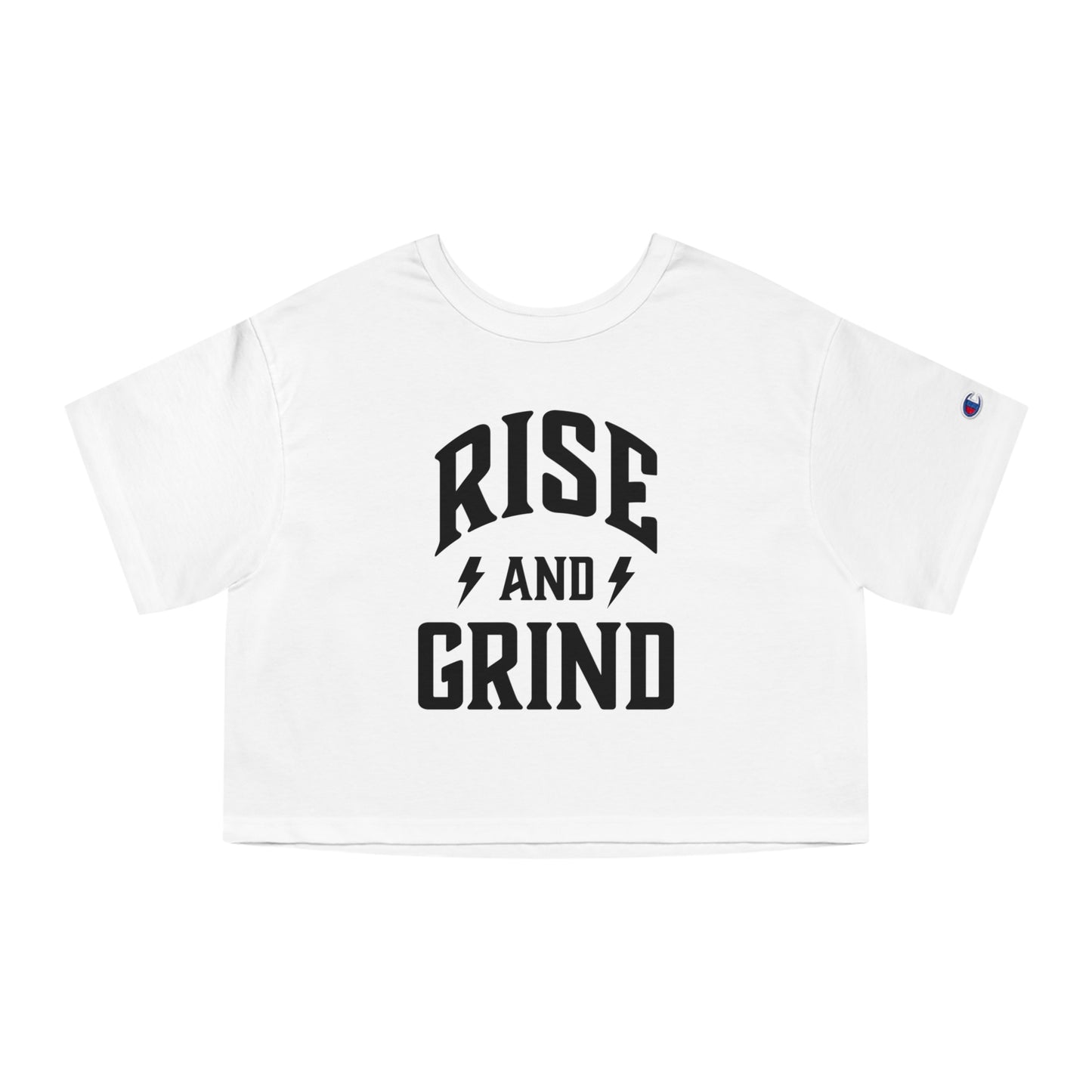 Rise & Grind Women's Champion Cropped Tee