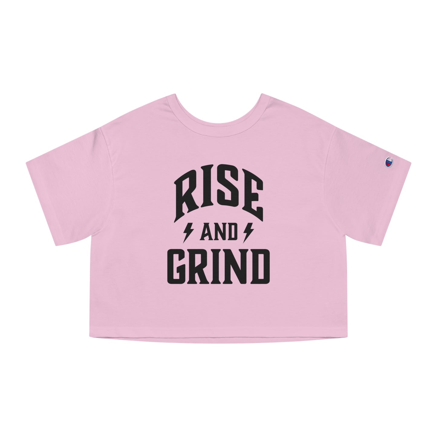 Rise & Grind Women's Champion Cropped Tee