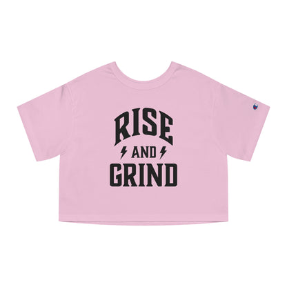 Rise & Grind Women's Champion Cropped Tee