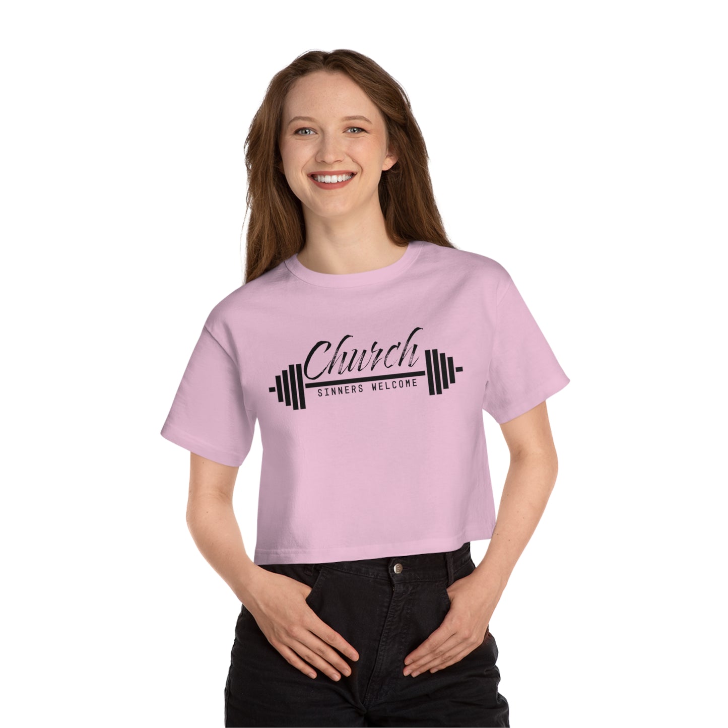 Church Women's Champion Cropped Tee