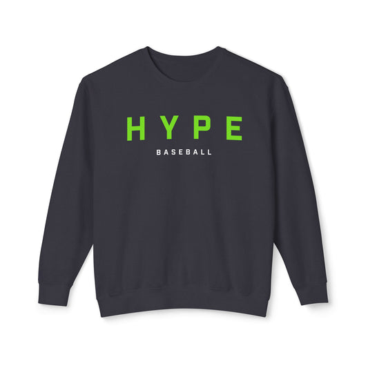 Hype Baseball Crewneck Sweatshirt - Comfort Colors