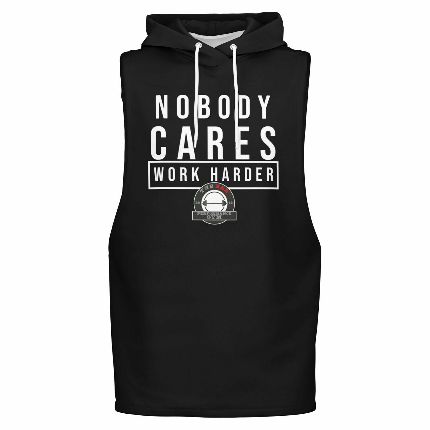 Nobody Cares Unisex Hooded Tank