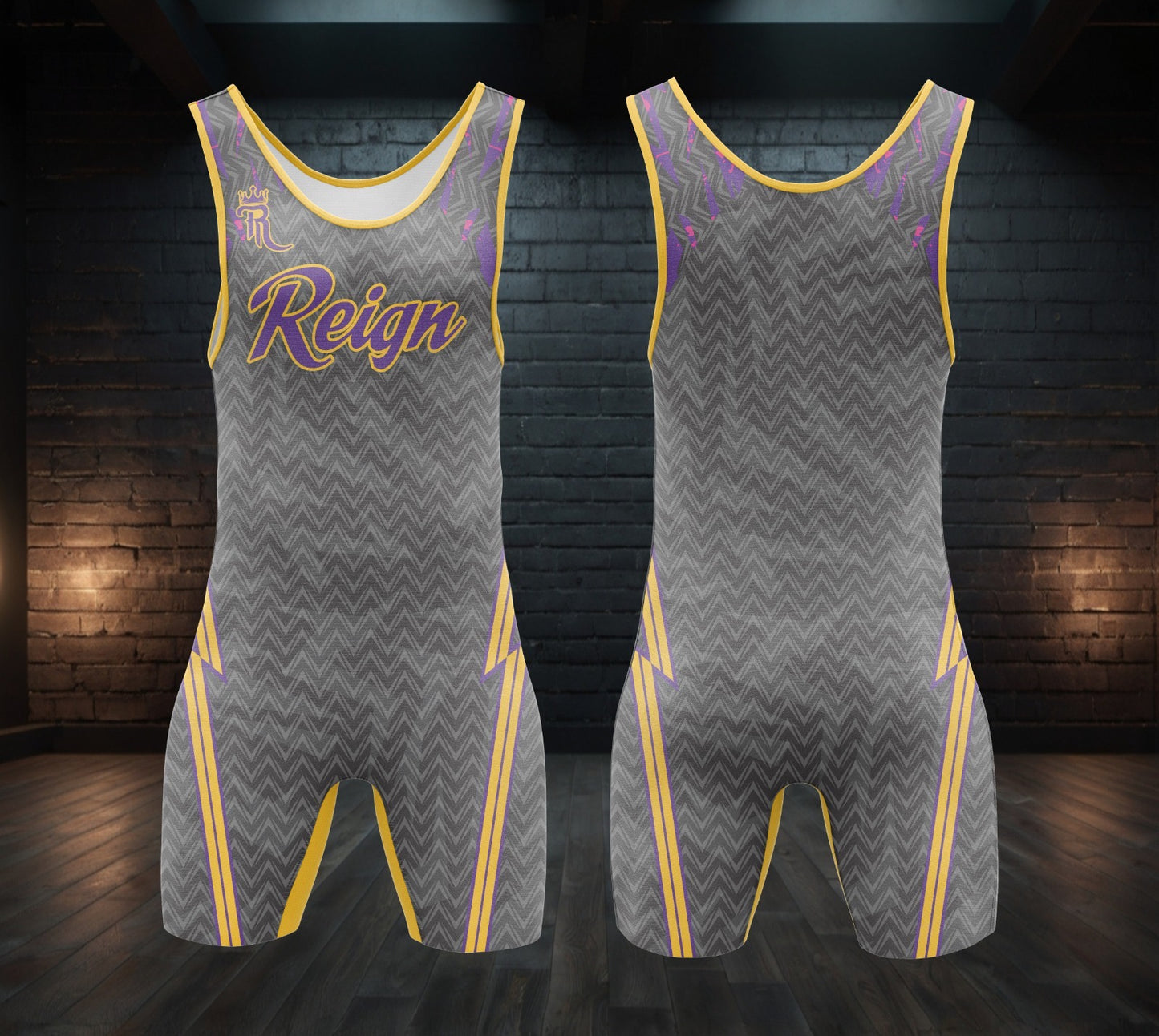 Men's Shadow Reign Wrestling Singlet