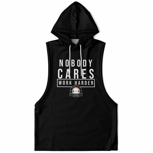 Nobody Cares Unisex Hooded Tank