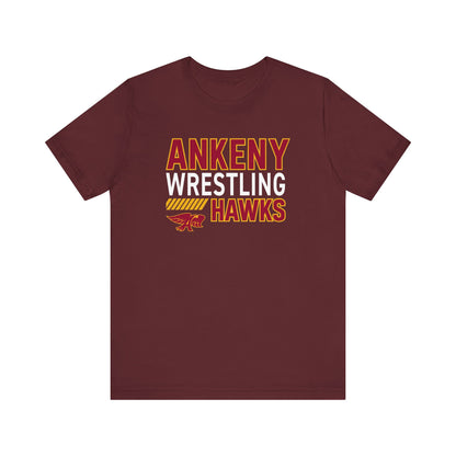 Ankeny Wrestling Hawks Unisex Tee