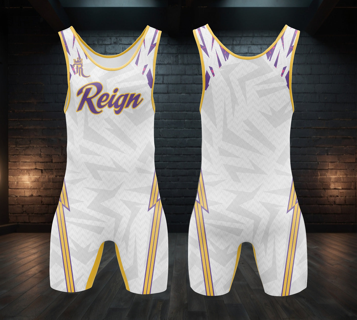 Women's Royal Flash Wrestling Singlet