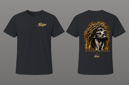 Crown of Thorns REIGN Elements of Resolve — corrected front and back tee mockup