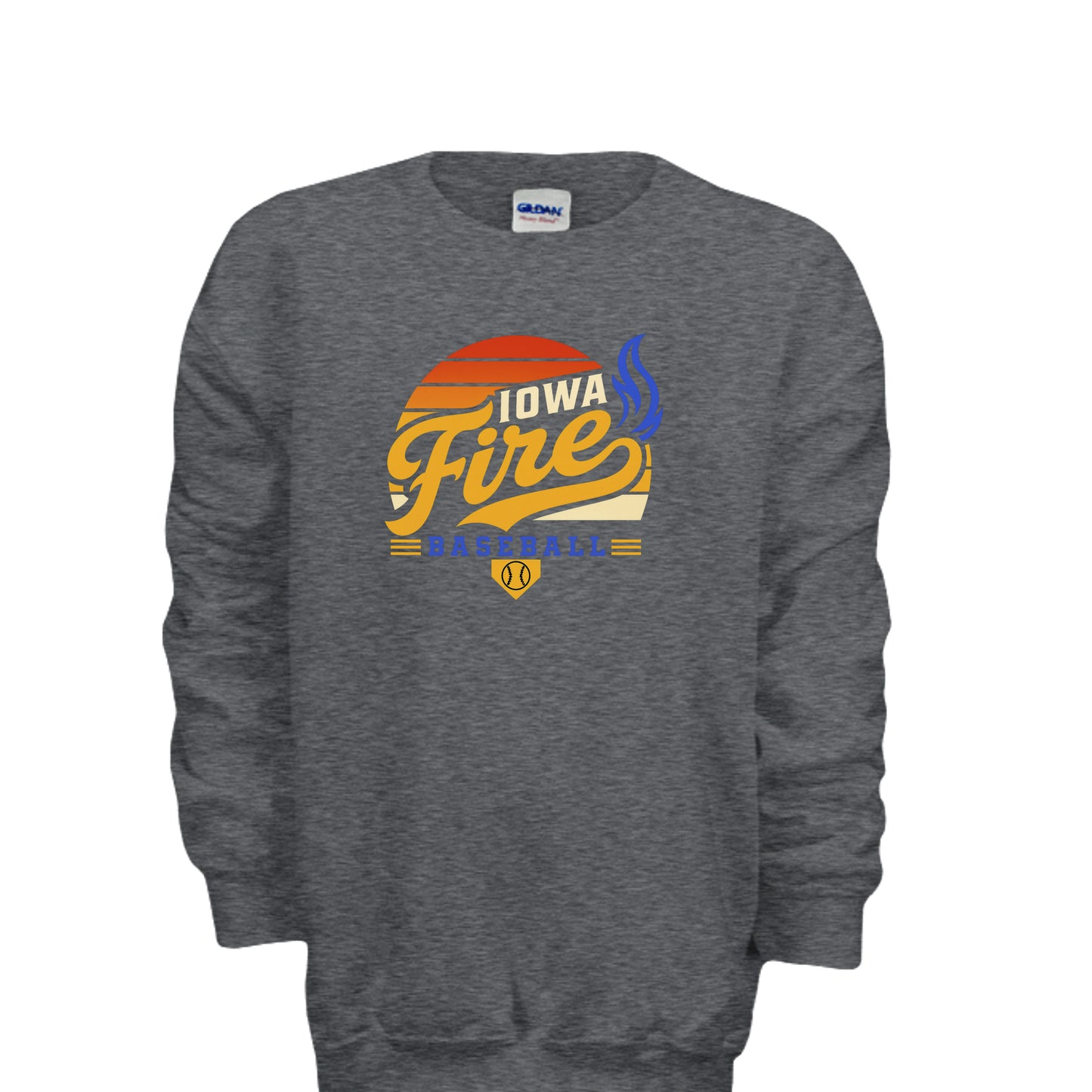DARK HEATHER - G180B - FRONT